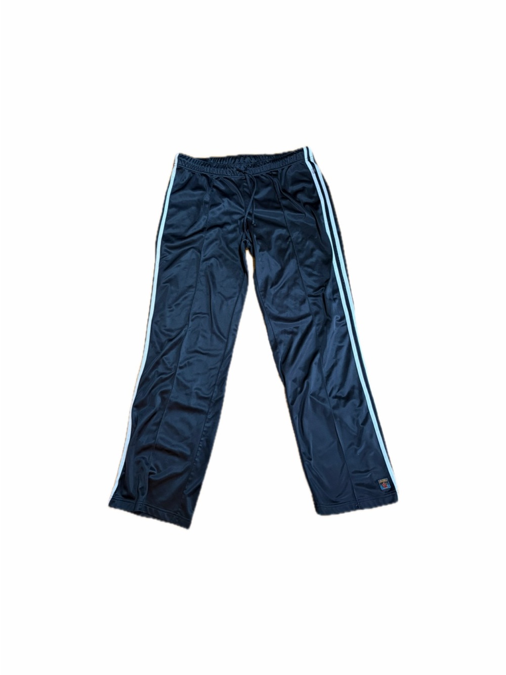 Women’s Black Track Pants with Side Stripes